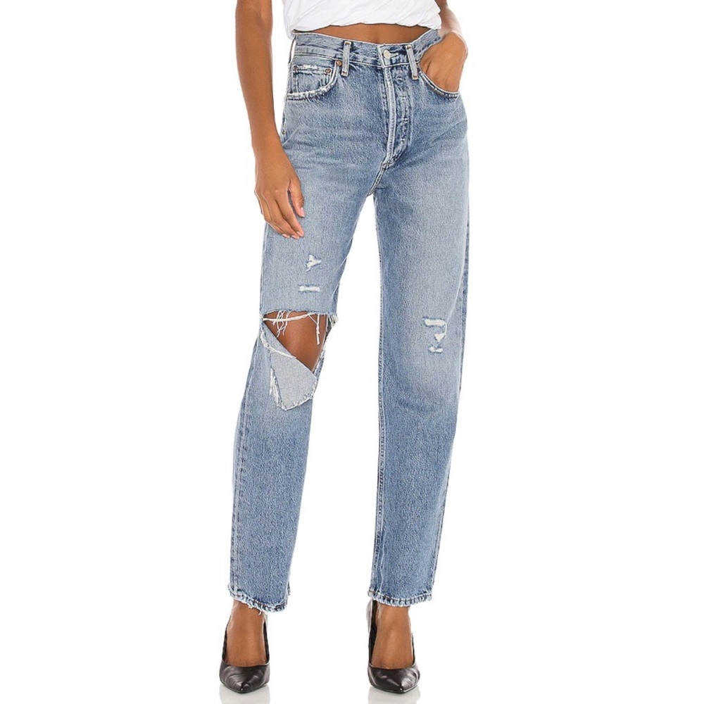 AGOLDE Fitted 90s Straight-Leg Jeans